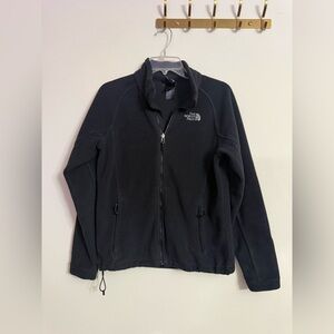 The North Face Womens Black Fleece Full Zip Jacket Size Medium M